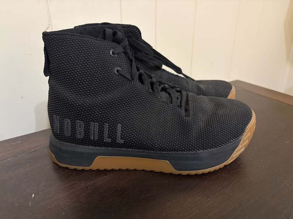NoBull Women's Black Gum Outwork High-Top Shoes 6.5W -8 M